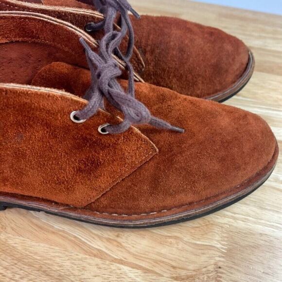Chukka Boots Men\'s Suede Leather Brown Formal Casual Handcrafted Lace Up Comfort